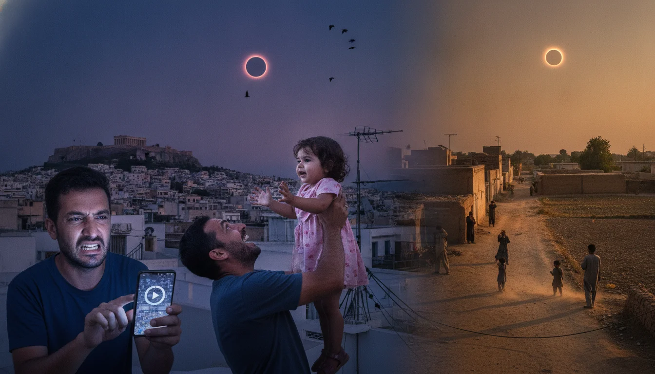 Die längste Sonnenfinsternis des Jahrhunderts wirkt nicht überall gleich – was etliche Beobachter stark verblüfft