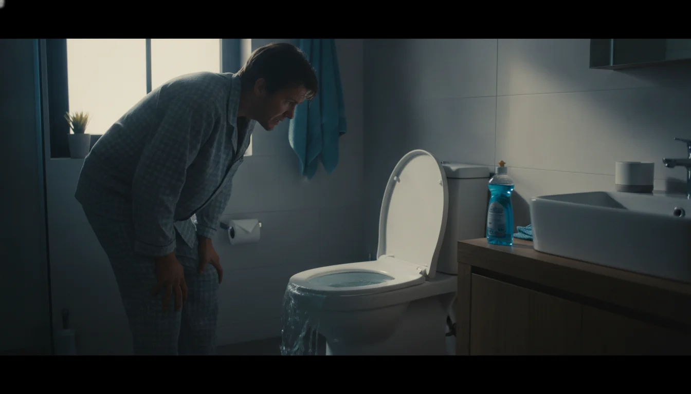 Wie ein Schuss Spülmittel in der Toilette einen erstaunlich großen Effekt haben kann