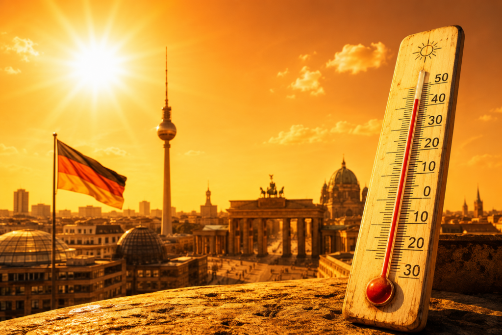 Hitzewelle in Deutschland: Bis zu 41 Grad, doch ab Freitag bringt eine Kaltfront erste Abkühlung