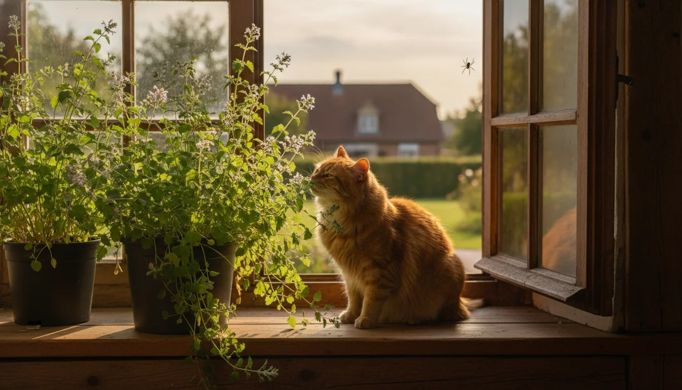 Omas Hausmittel: Diese Katzenpflanze hält Spinnen vom Fenster fern