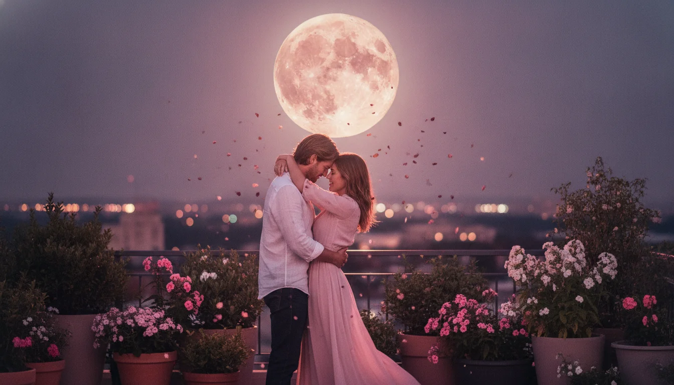 Rosa Vollmond im April 2026 wirbelt Liebesleben des Löwen mächtig auf