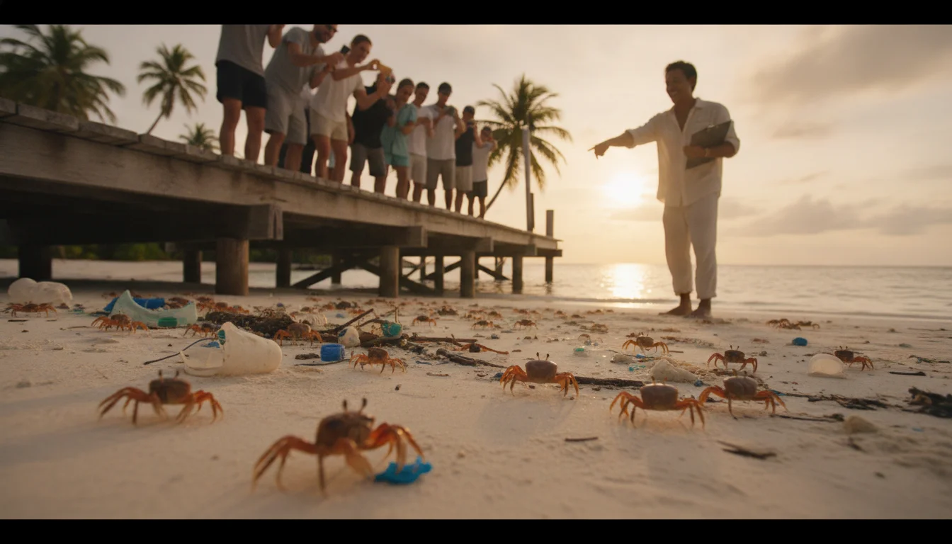 Wir dachten, er säubert den Strand: Diese Krabbe macht Plastik jedoch zu einem unsichtbaren, weitaus gefährlicheren Gift