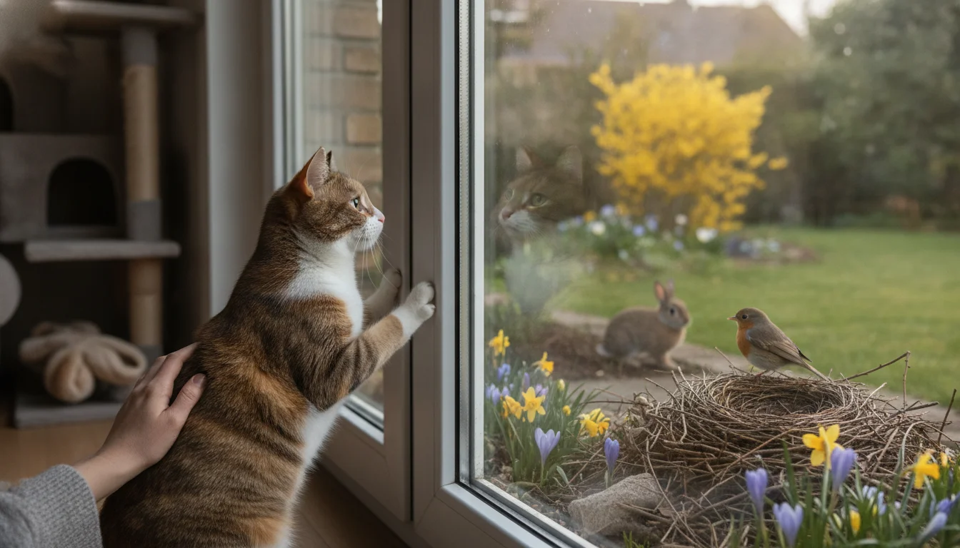 Warum Tierärzte empfehlen, Katzen im März drinnen zu lassen
