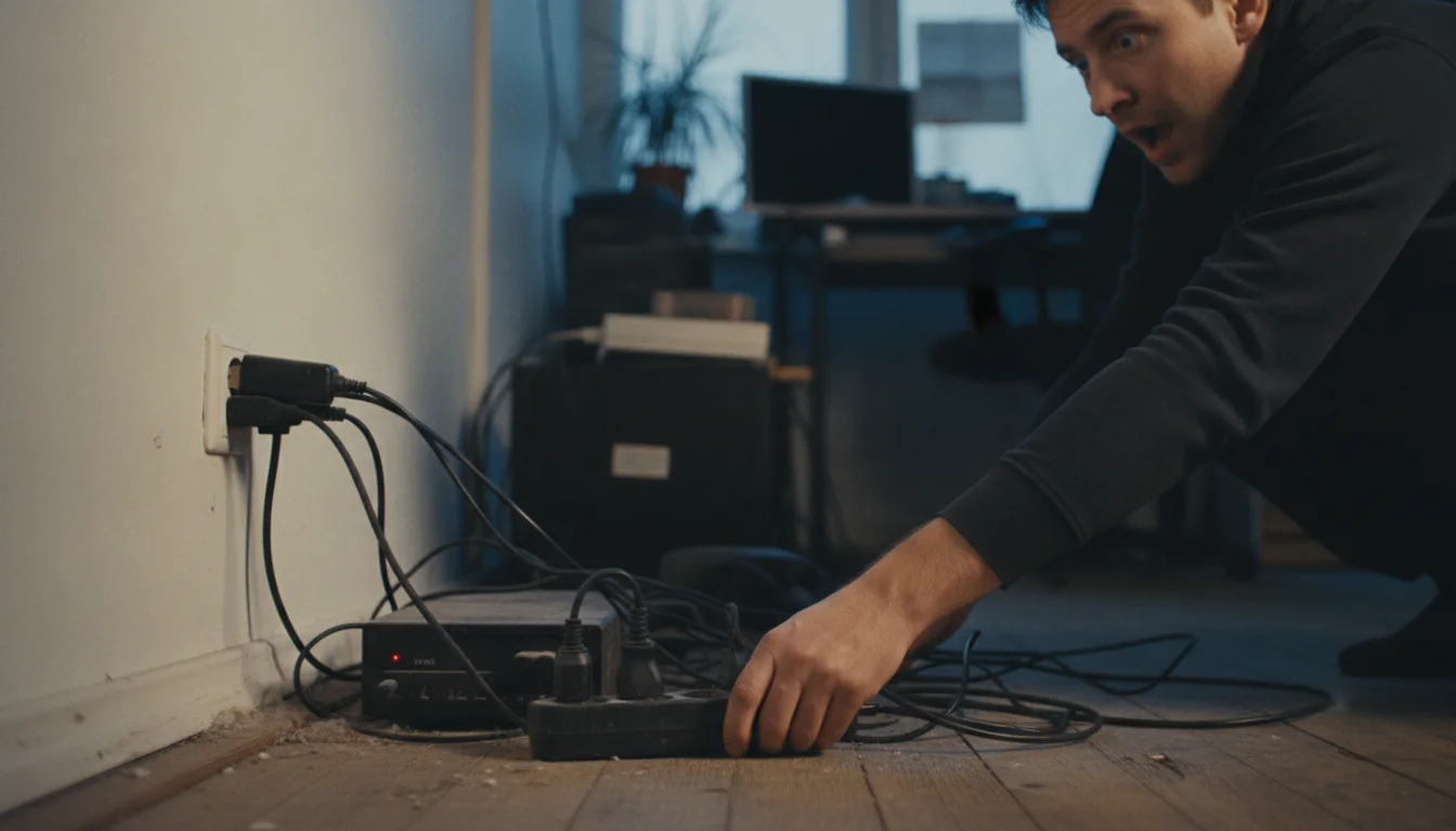 Ich zog nur versehentlich den Stecker – meine Stromrechnung fiel sofort