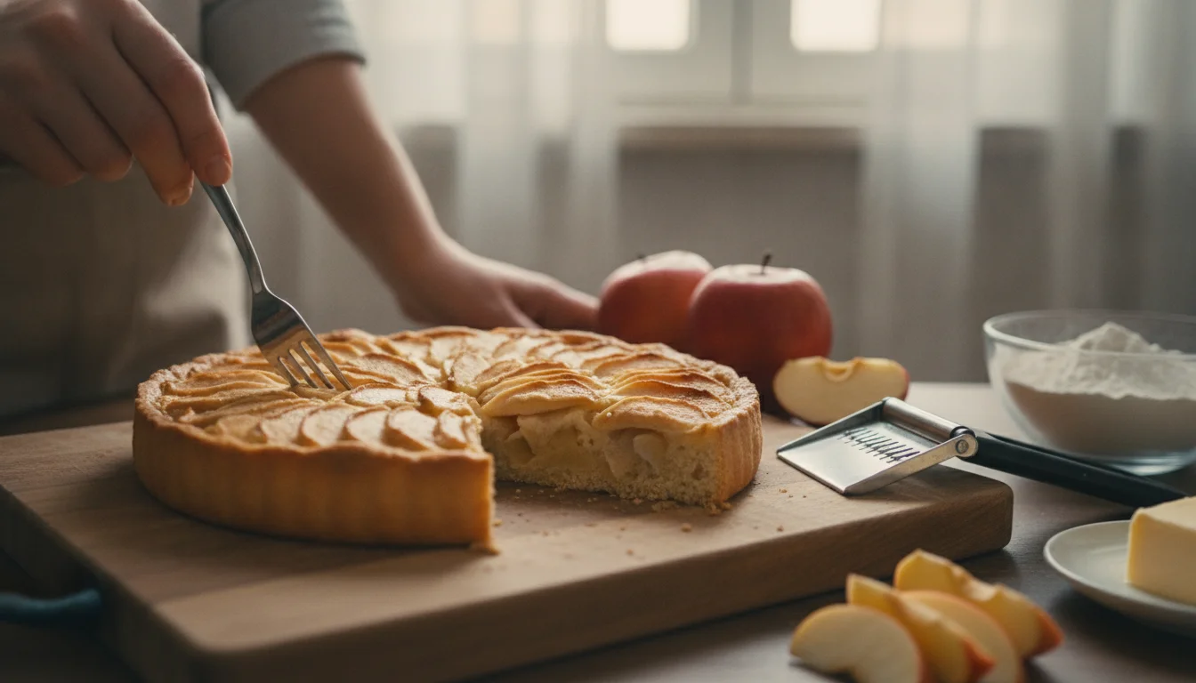 Mit diesem einfachen Apfel-Trick gelingen Kuchenböden viel schlanker