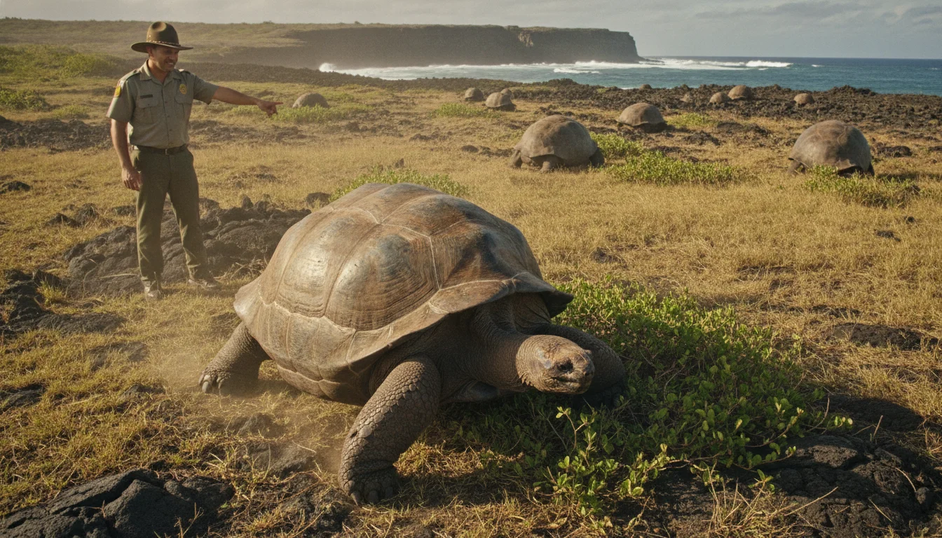 Über 1.500 ausgewilderte Riesenschildkröten bringen den Galapagosinseln schrittweise ihre natürliche Balance zurück